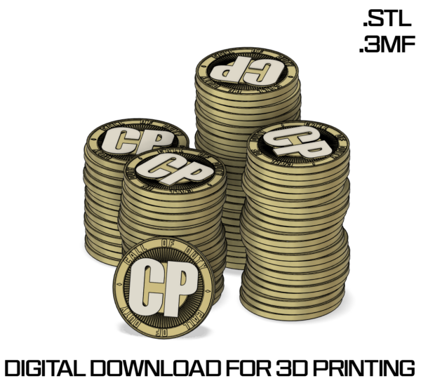 CP Coins - Digital Download For 3D Printing -  Call of Duty - Warzone - Image 2