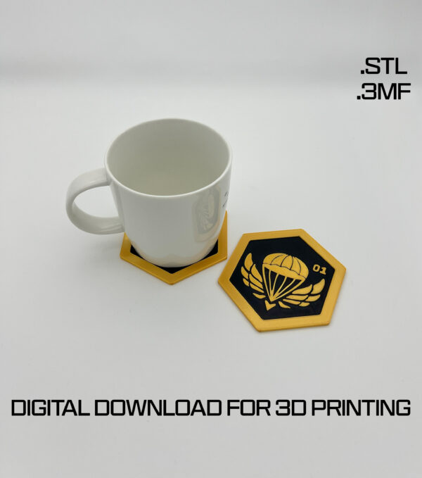 Redeployment Token – Coaster / Display item - Digital Download For 3D Printing - Call of Duty - Warzone - Image 2