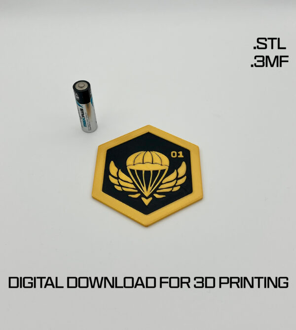 Redeployment Token – Coaster / Display item - Digital Download For 3D Printing - Call of Duty - Warzone - Image 3